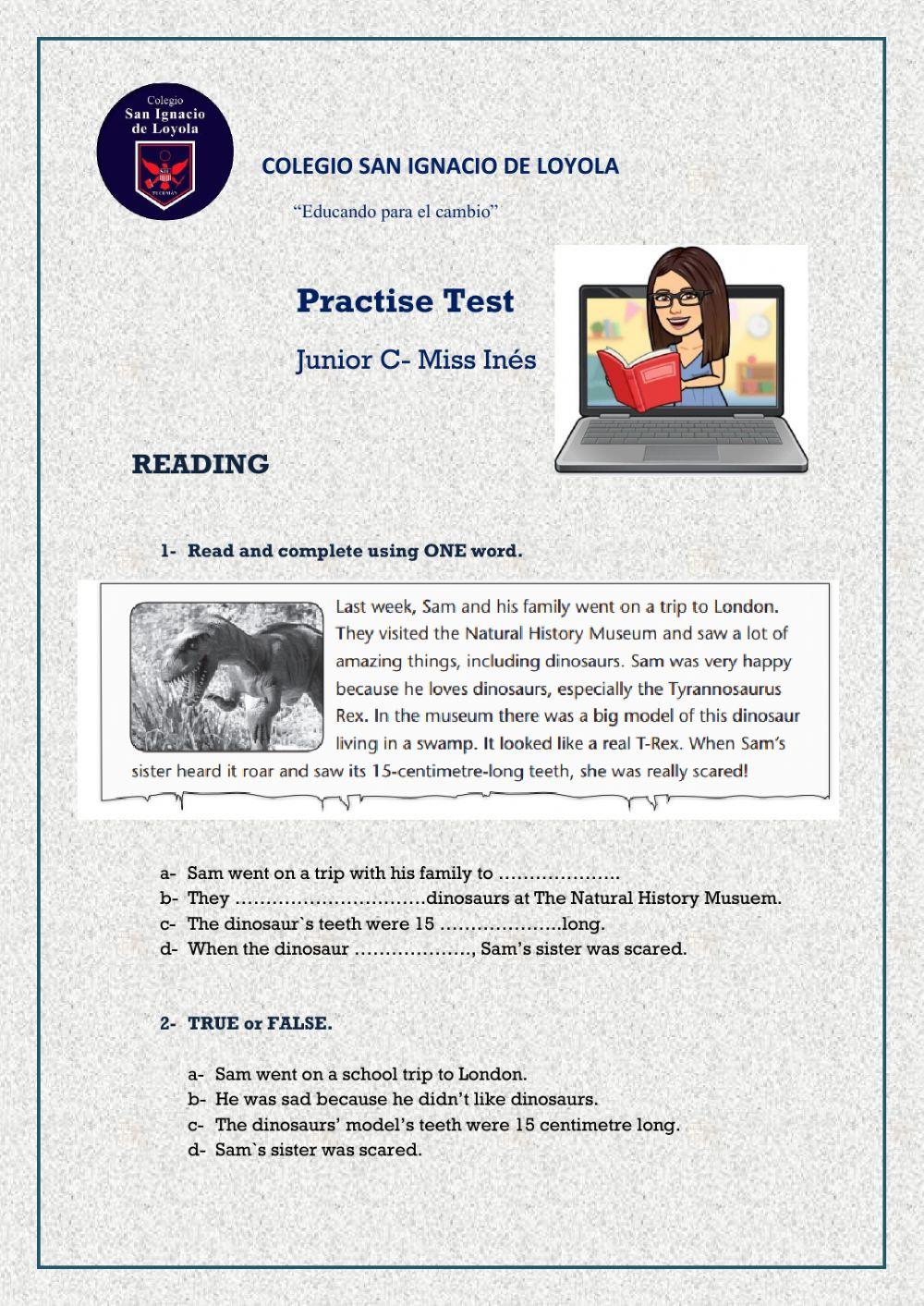 Junior c- test