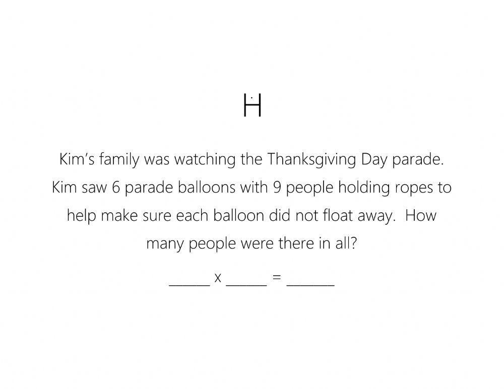 3rd thanksgiving math riddle