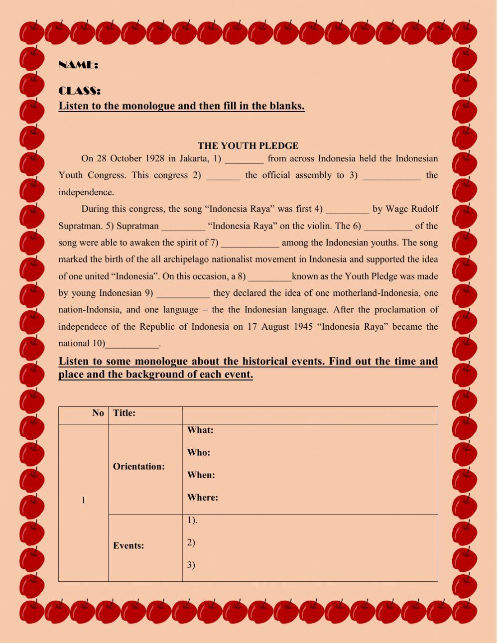 Listening Historical Recount