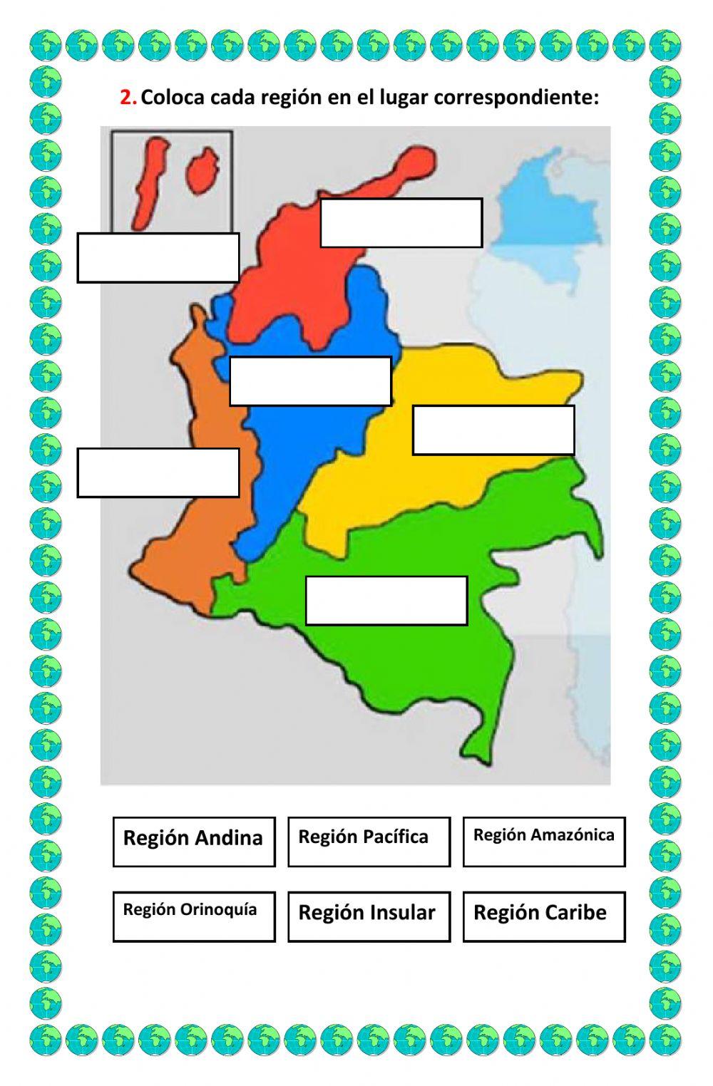 Evaluación geografía e historia
