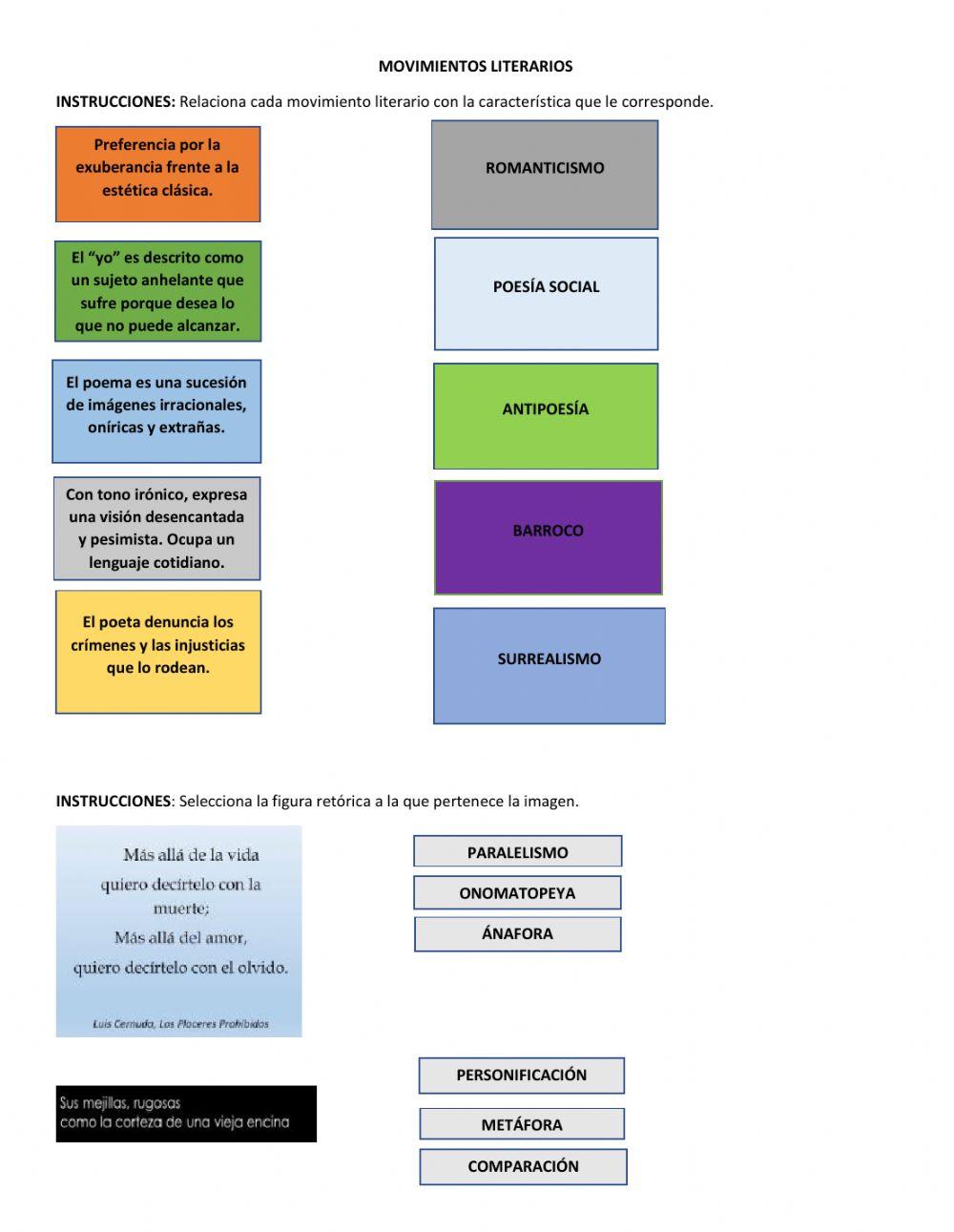 Movimientos Literarios