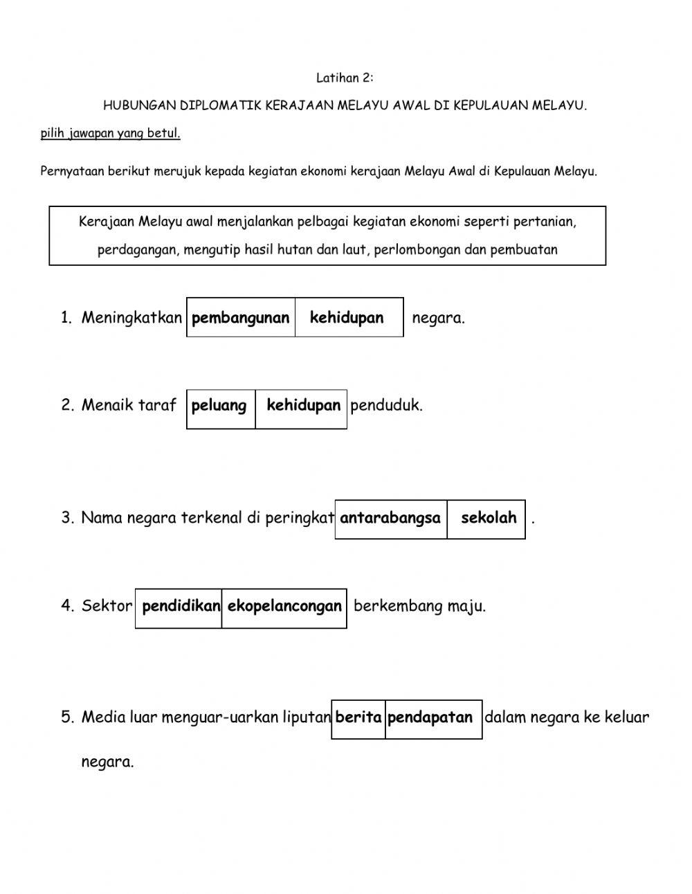 Kerajaan Melayu Awal