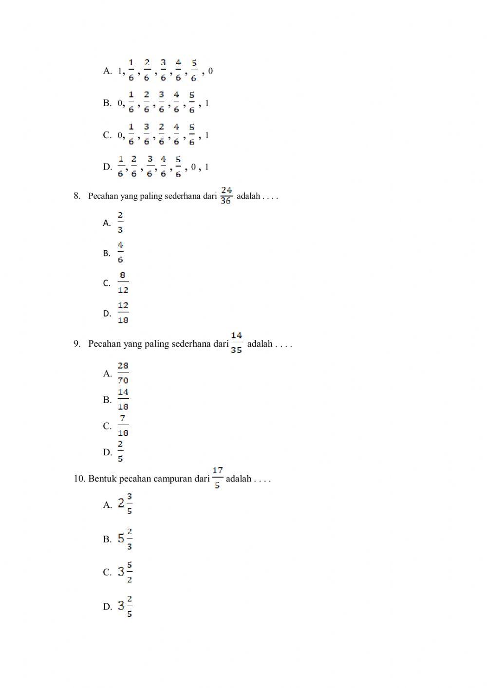 PAS Matematika KD 3.1
