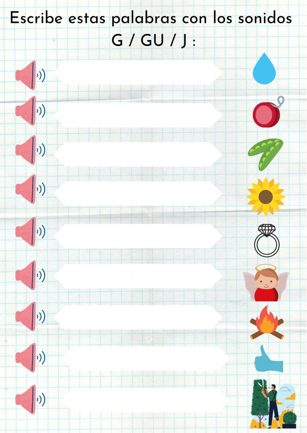 Dictado de ortografía