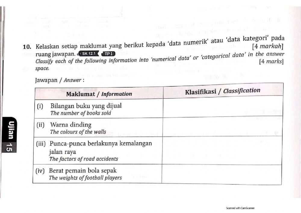 Revision Mathematics Form 1 online exercise for | Live Worksheets