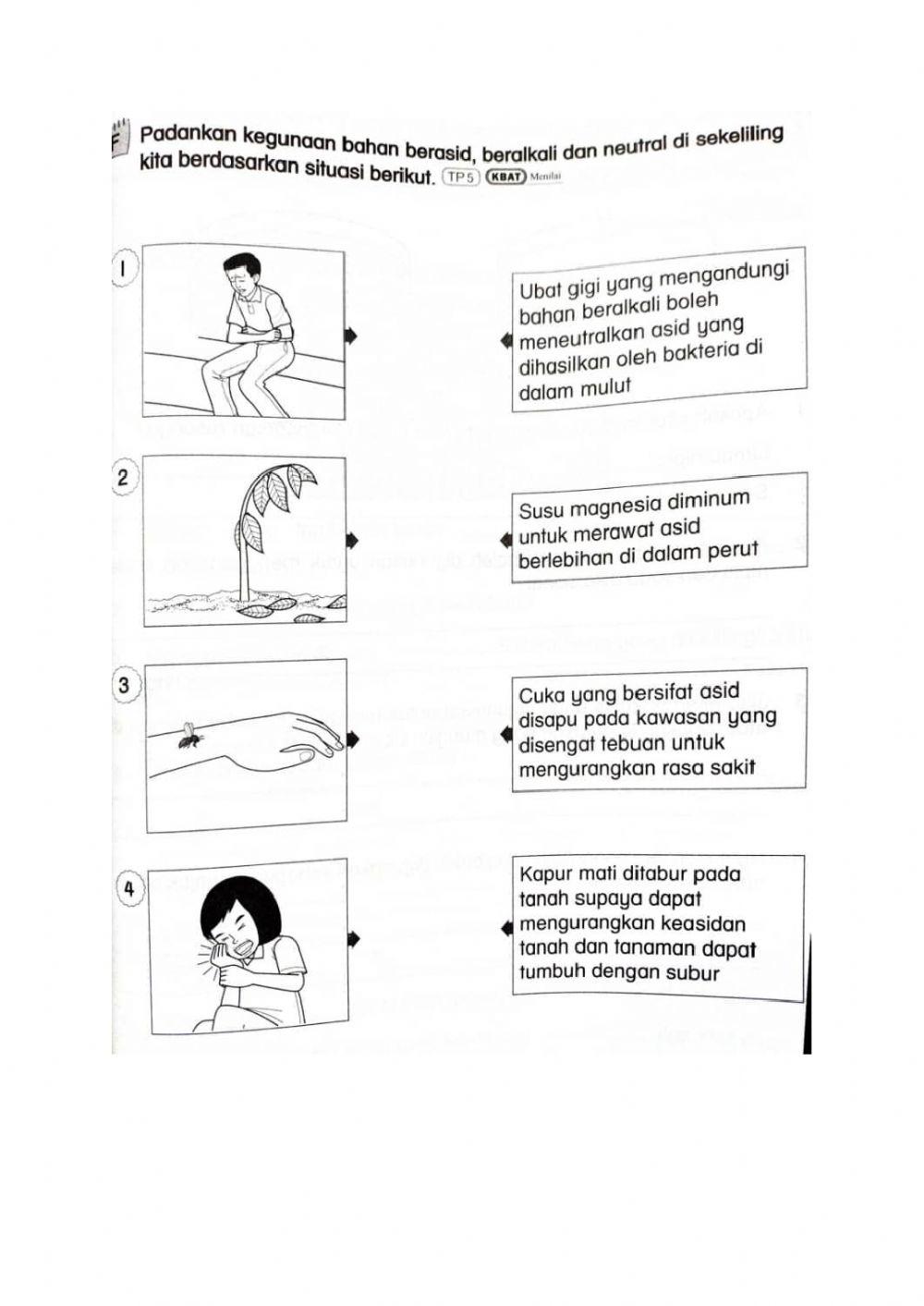 Sains tahun 3: asid dan alkali
