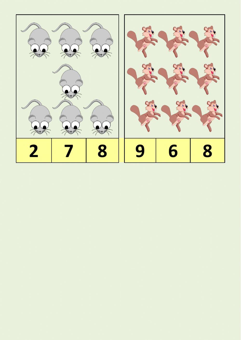 Μέτρησε σωστά τα ζώα του δάσους