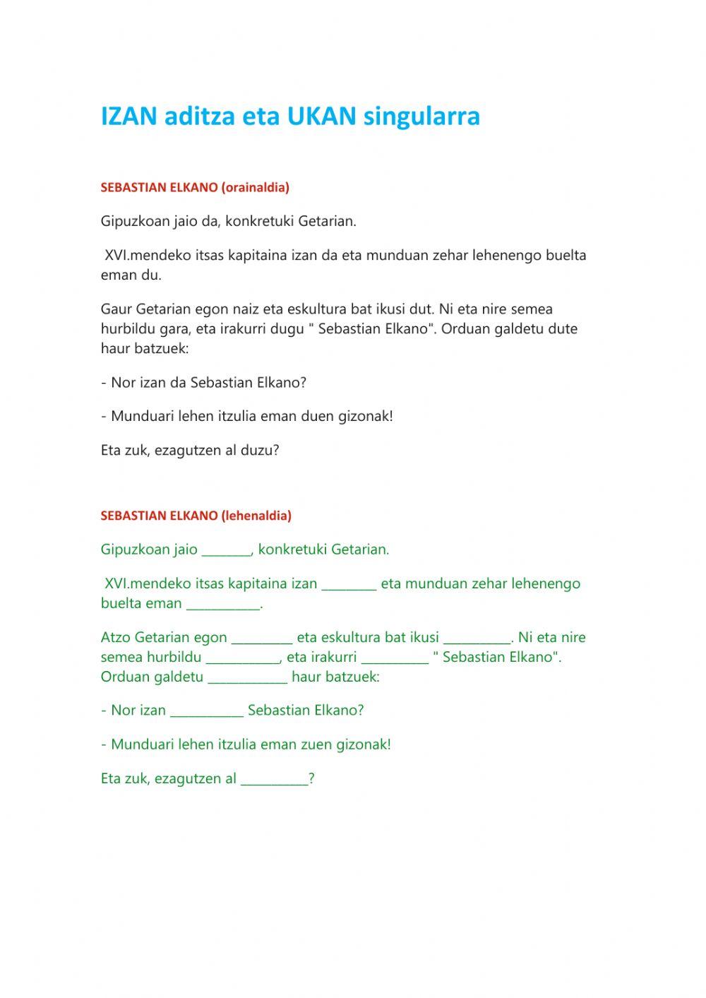 IZAN UKAN (orain-lehen)