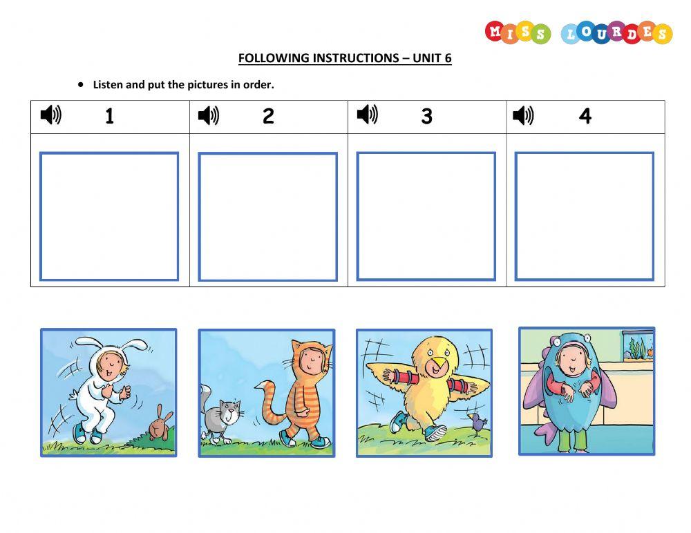 Following instructions 3 years