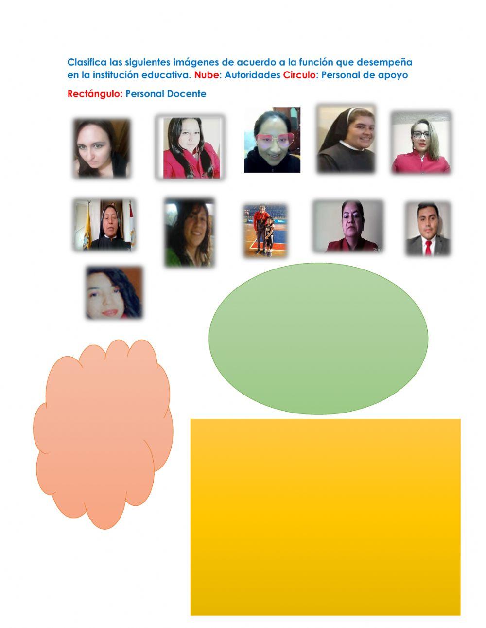 Personas que trabajan en la institución