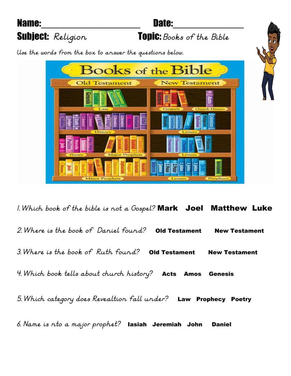 The Books of The Bible