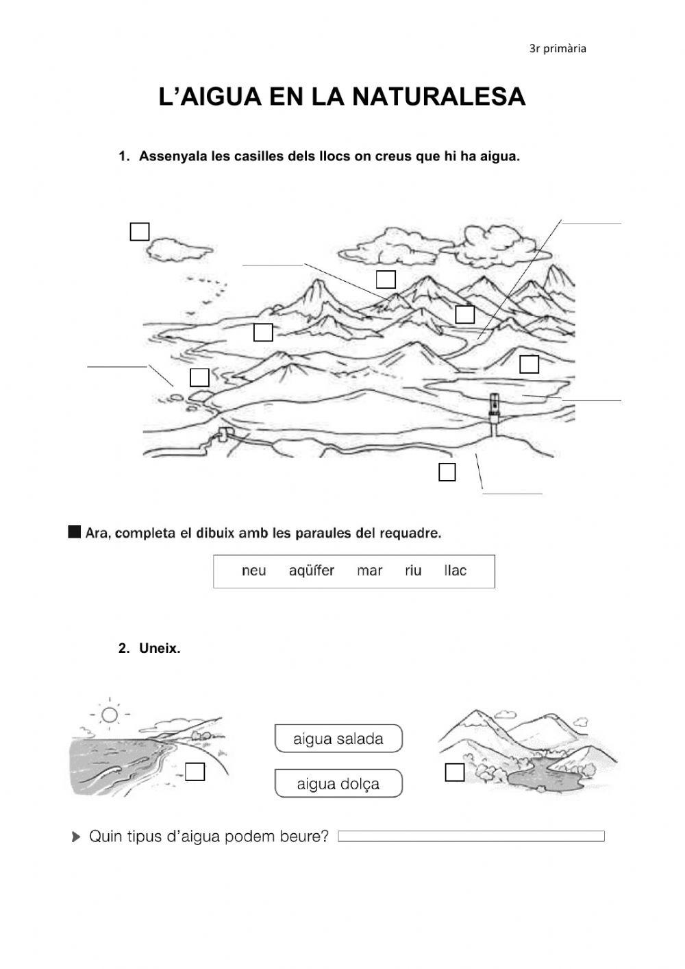 l'aigua en la naturalesa