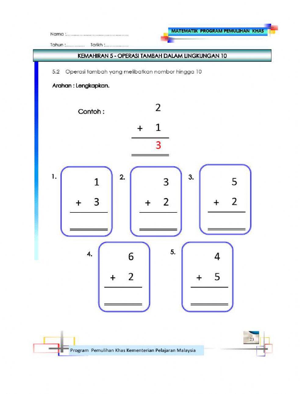 Tambah lingkungan 10 - part 2