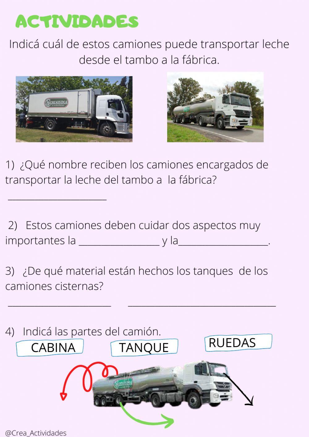 Transporte de lecha