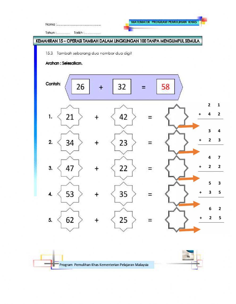 Tambah lingkungan 100 Tanpa Kumpul Semula - part 2
