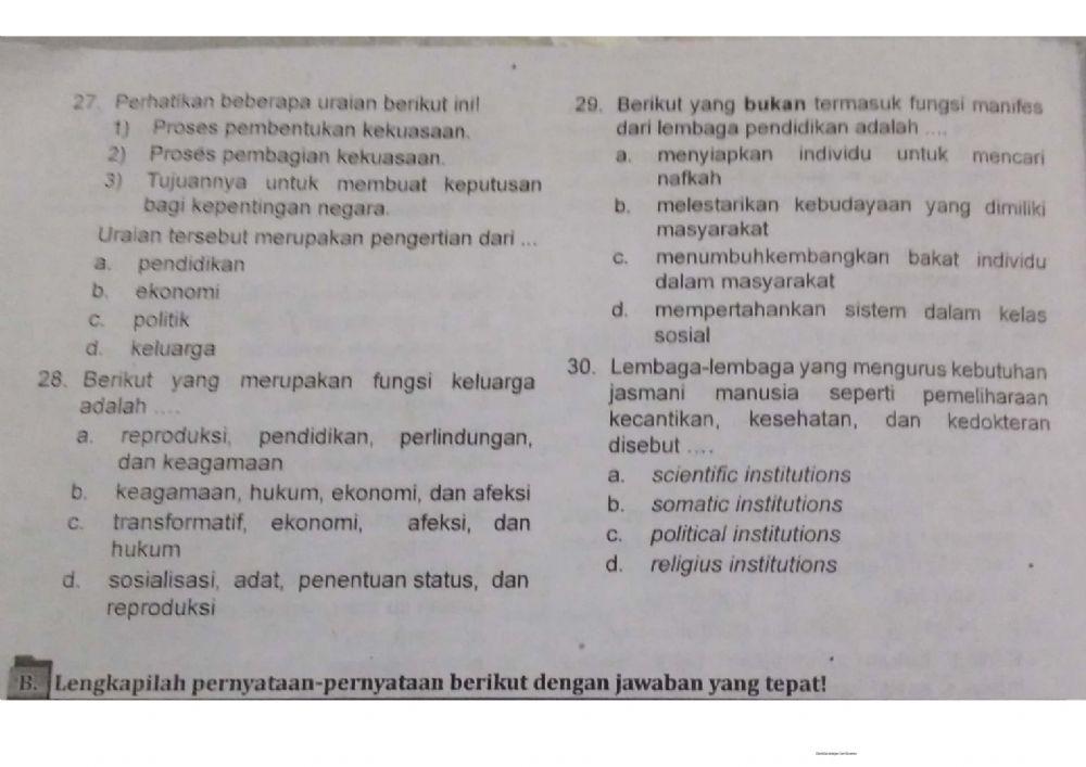 IPS evaluasi kompetensi siswa 2 bab2