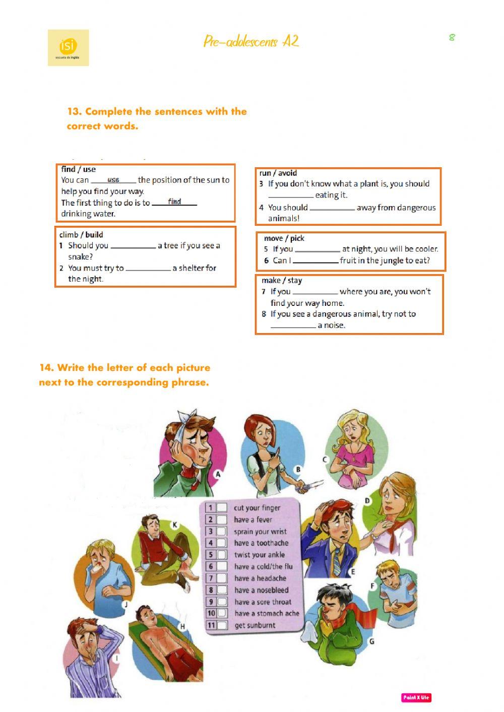 Pre-adolescents A2- Reading and Use of English