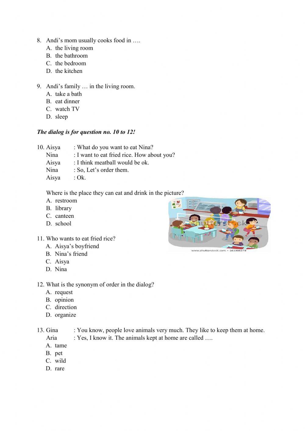 Ulangan harian kd 3.4