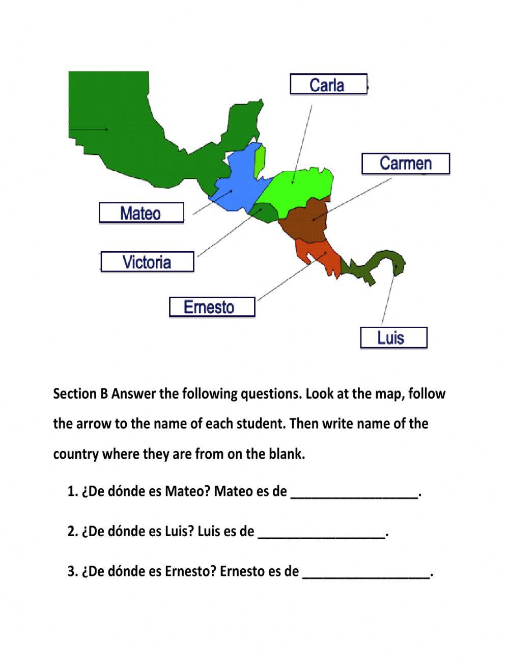 Spanish Speaking Countries Gr. 5