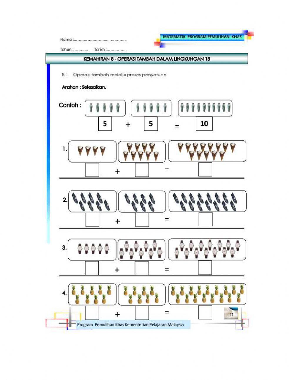 Tambah lingkungan 18 - part 1