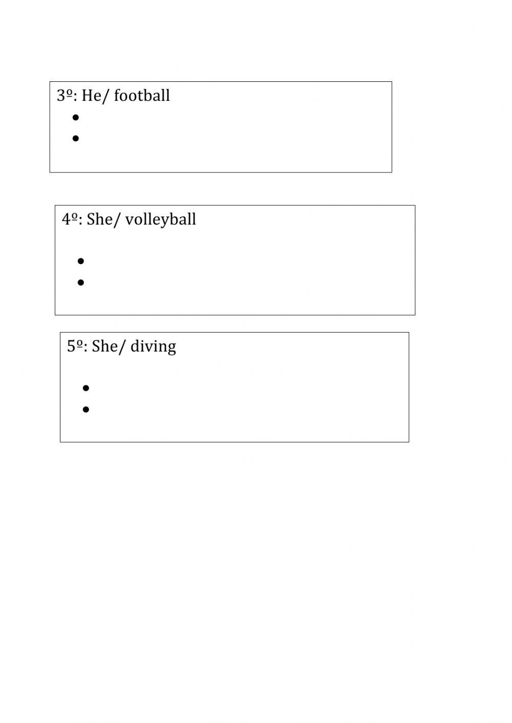 She He does worksheet | Live Worksheets