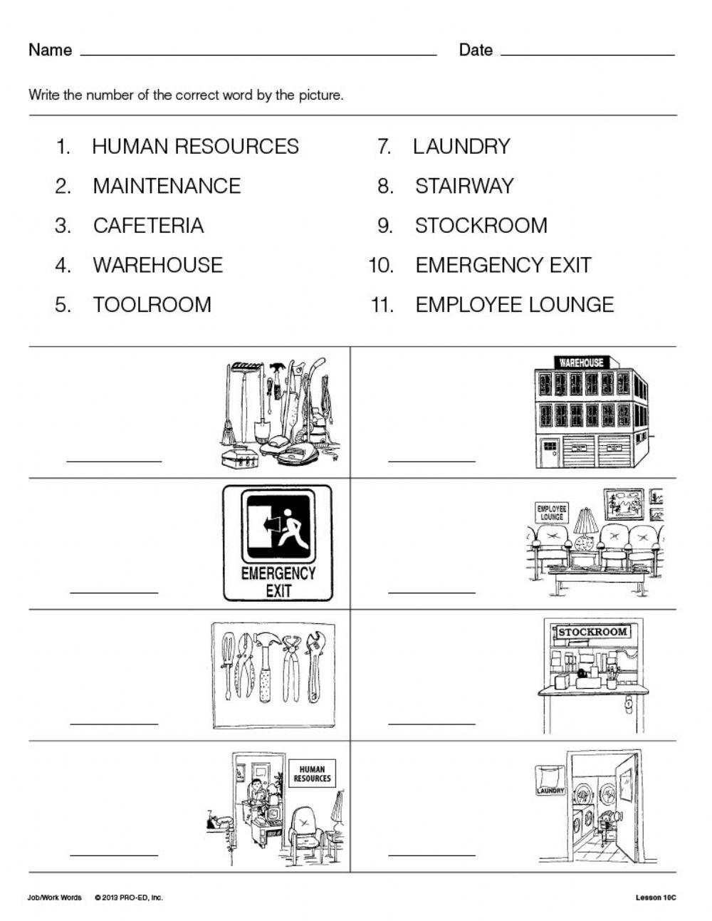 Edmark Words Lesson 10c worksheet | Live Worksheets