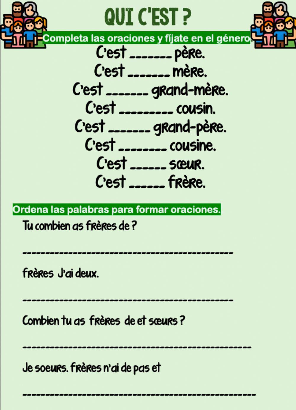 Les adjectifs possessifs