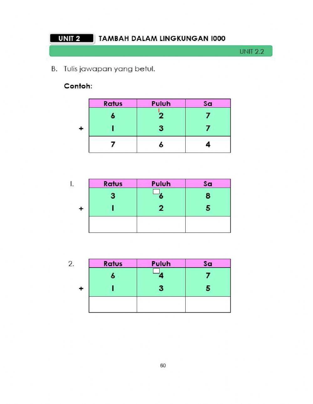 Tambah lingkungan 1000 Dengan Kumpul Semula - part 1