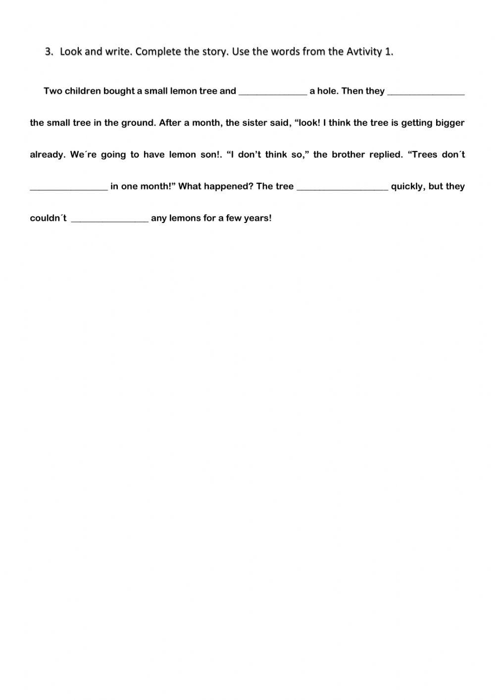 Fresh food activity 19-11