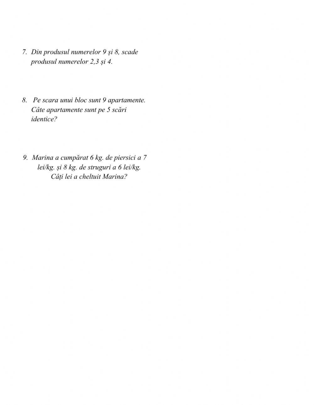 Înmulțirea 0-100 recapitulare