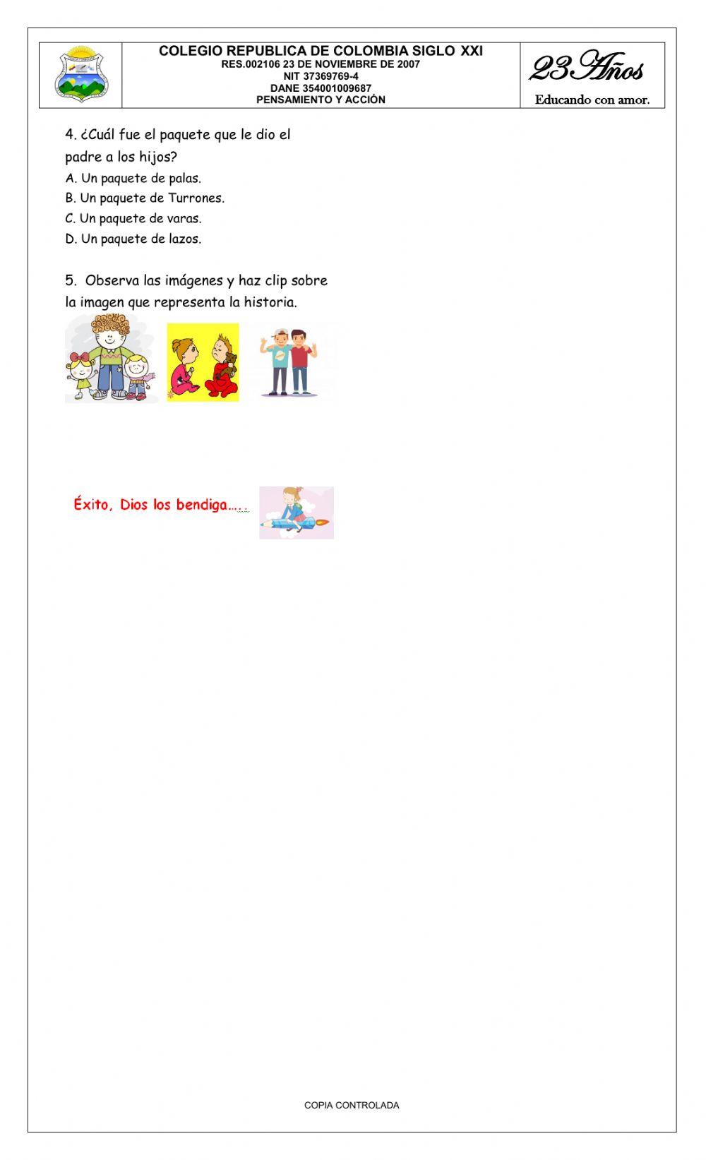 Bimestral grado Segundo