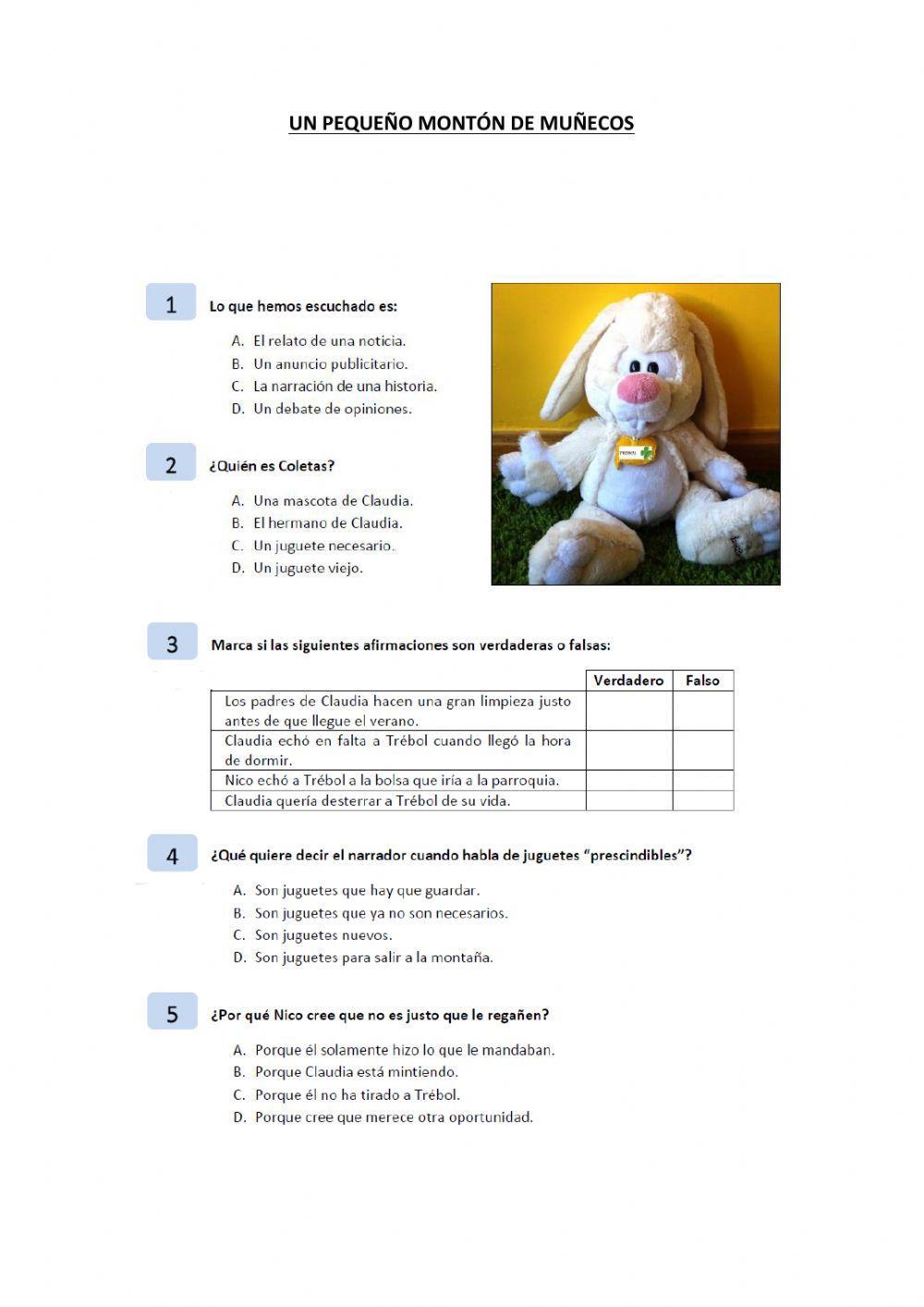 Un pequeño montón de muñecos