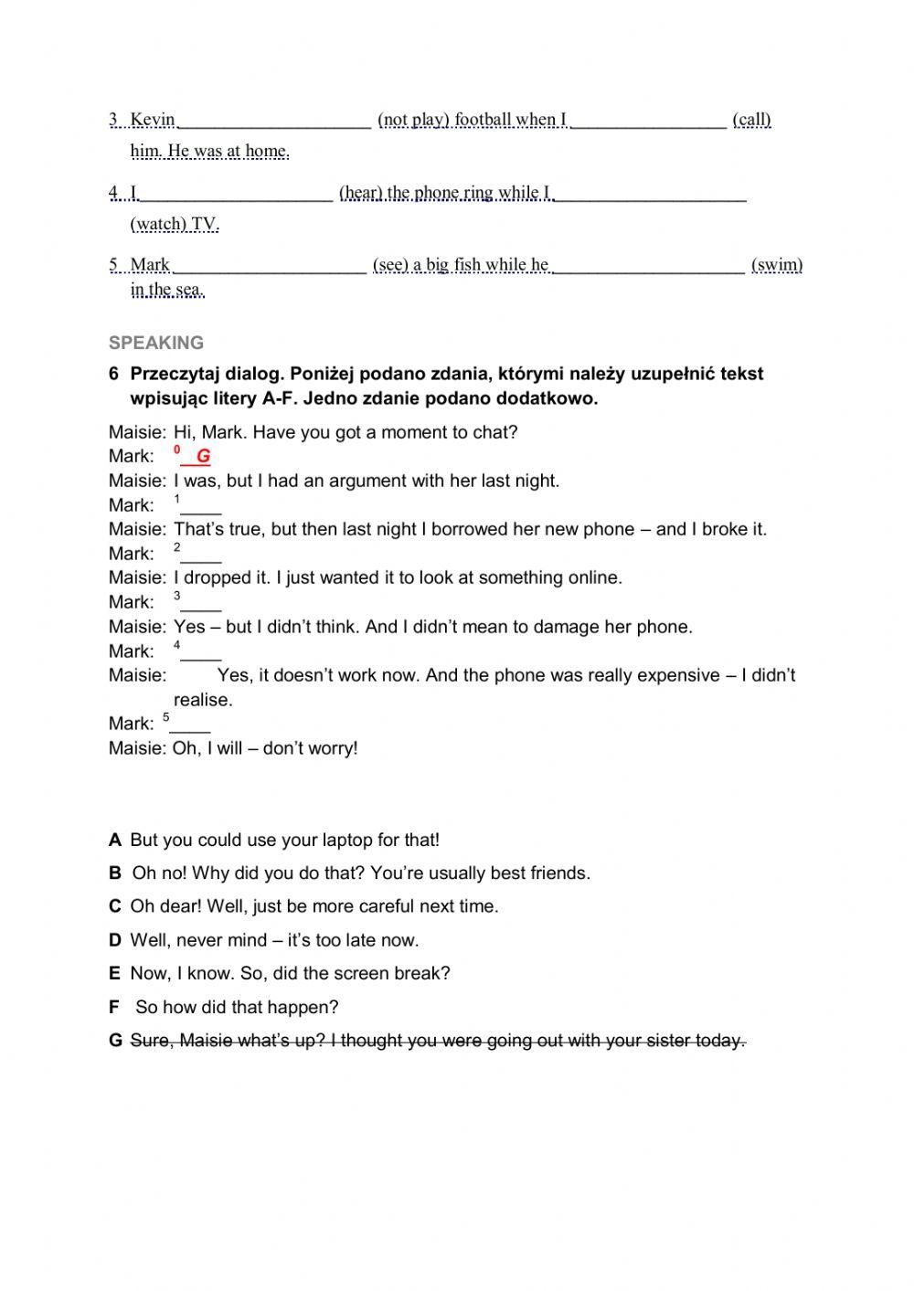 English Class B1 - Unit 2