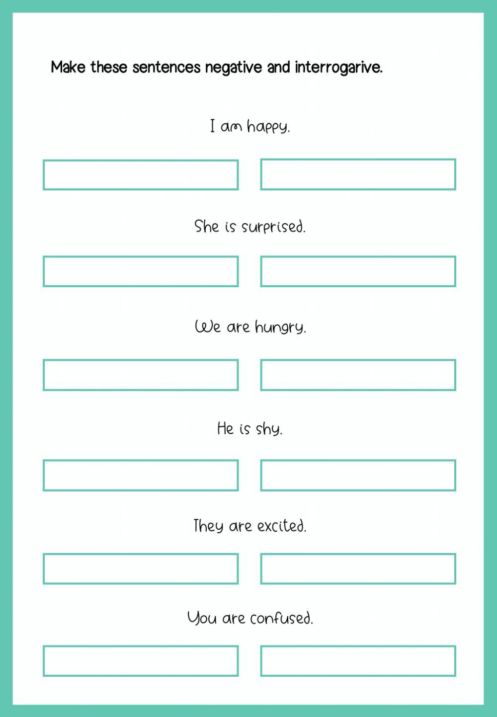 Feelings and emotions vocabulary