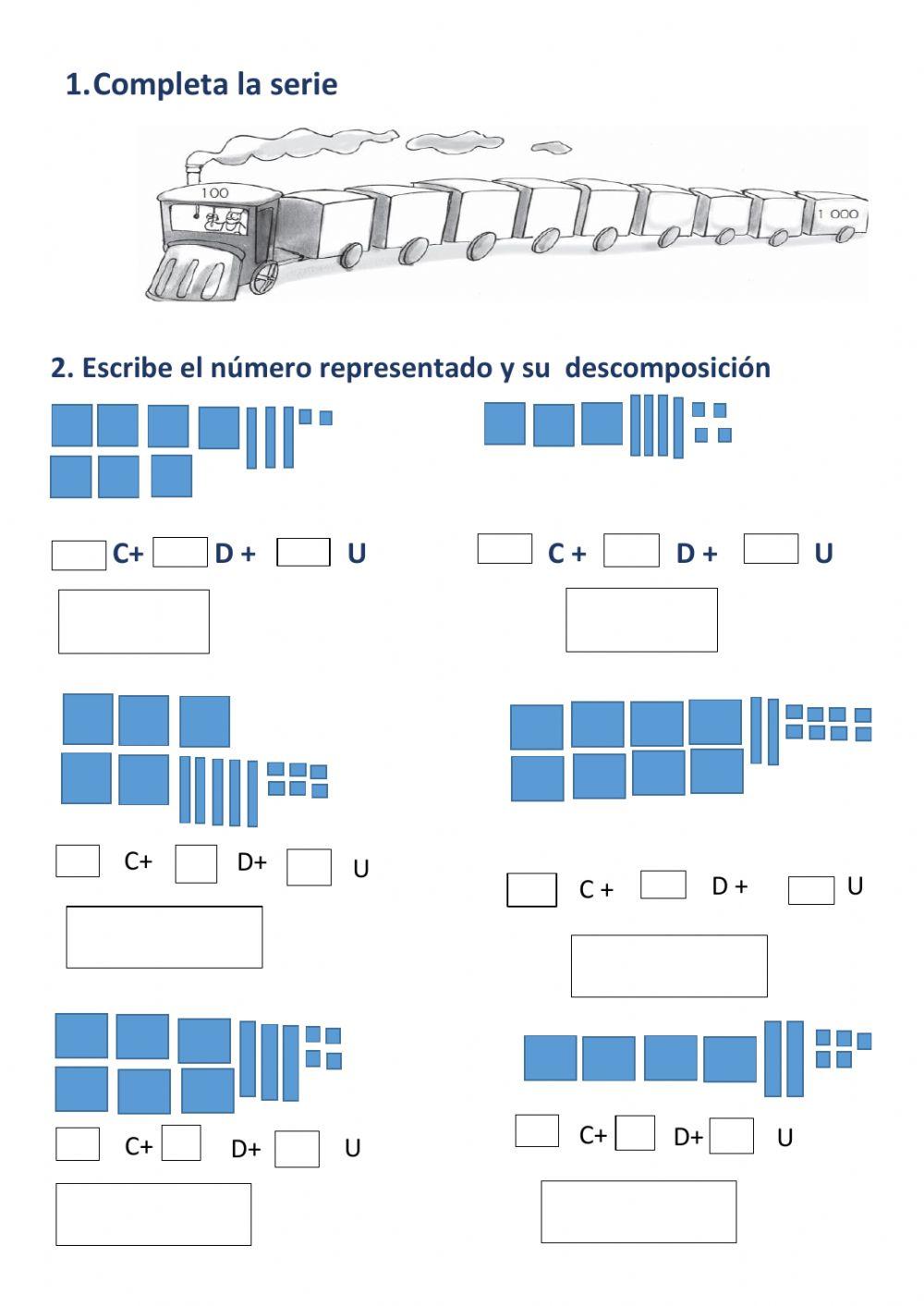 Descomposición de números