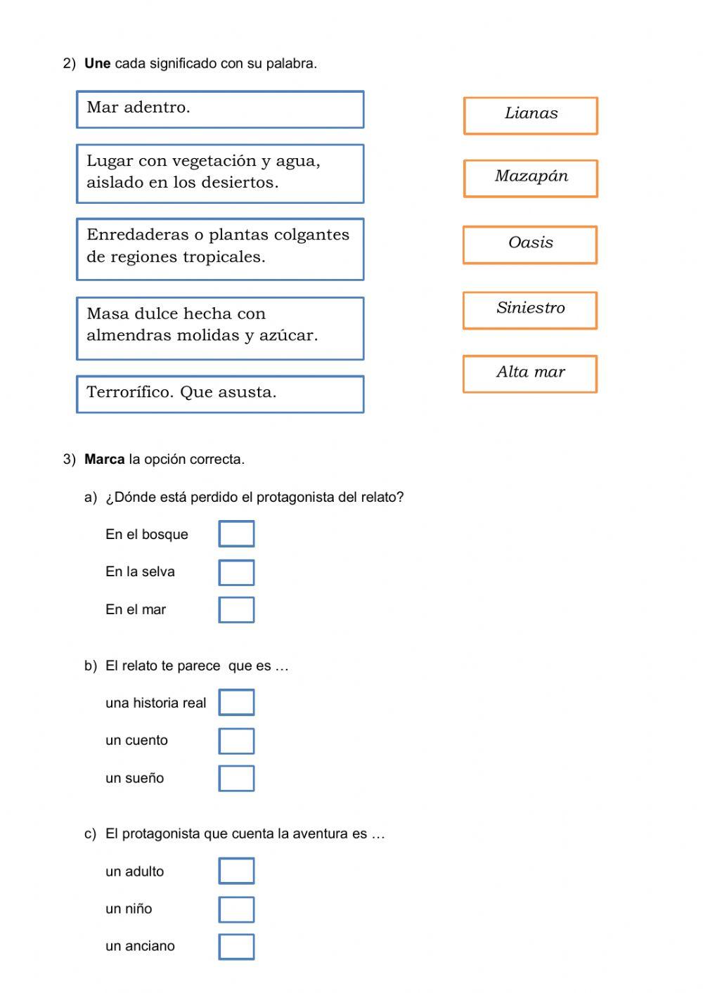 Poesía 3° - Perdido en selva - El último desafío