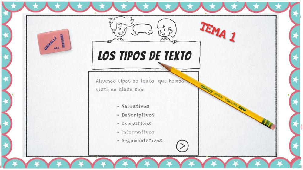 Textos narrativos y descriptivos