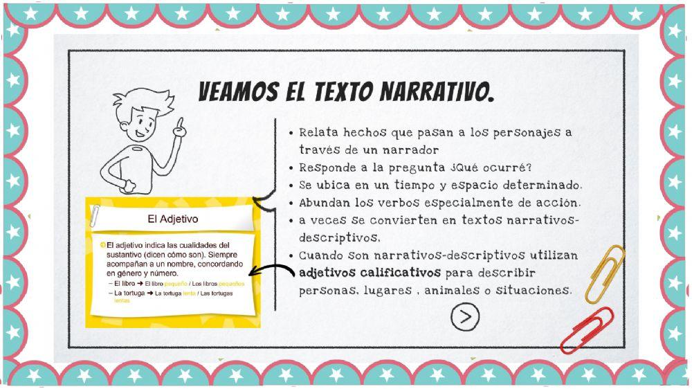 Textos narrativos y descriptivos