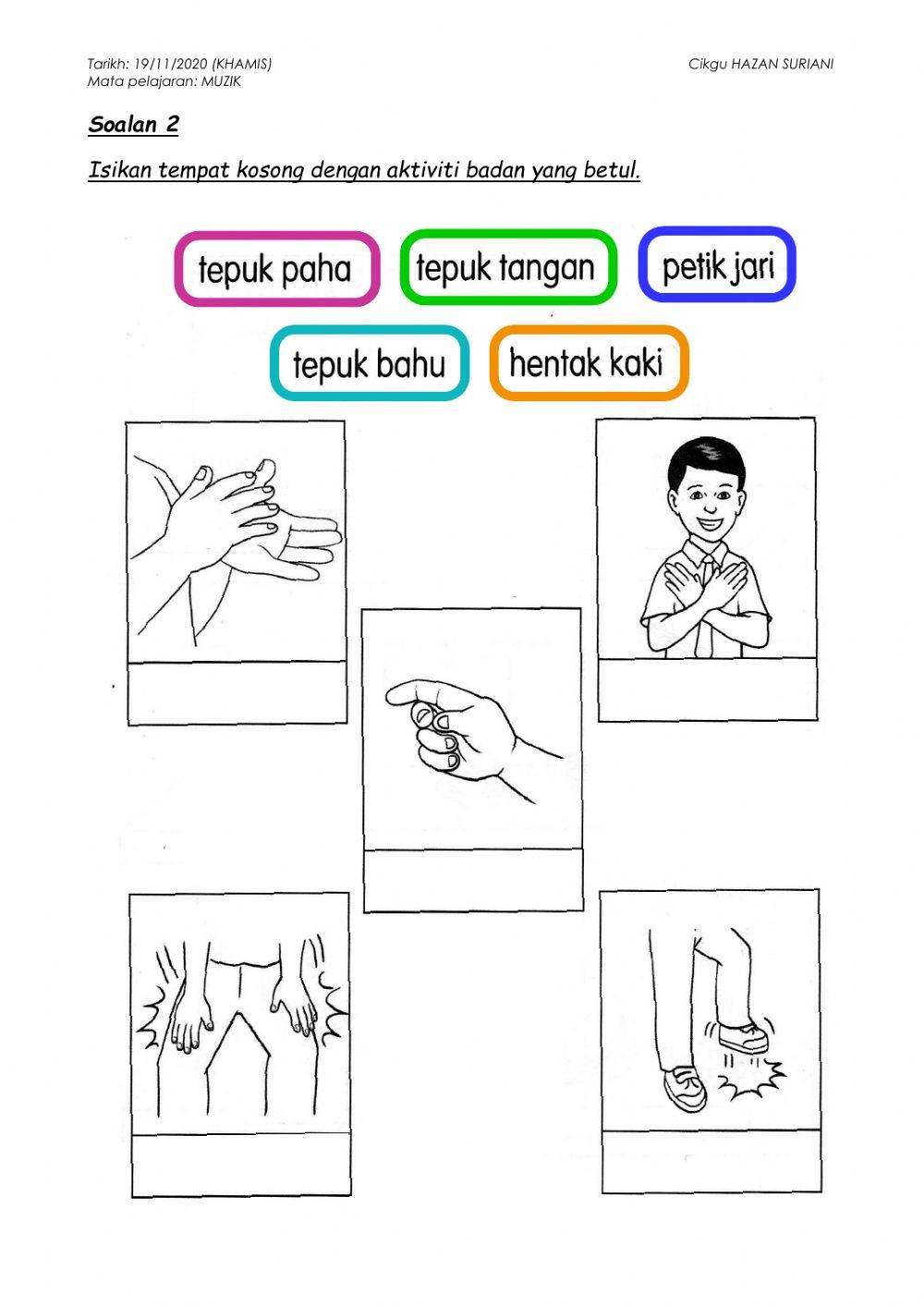 MUZIK - Gerakan anggota badan