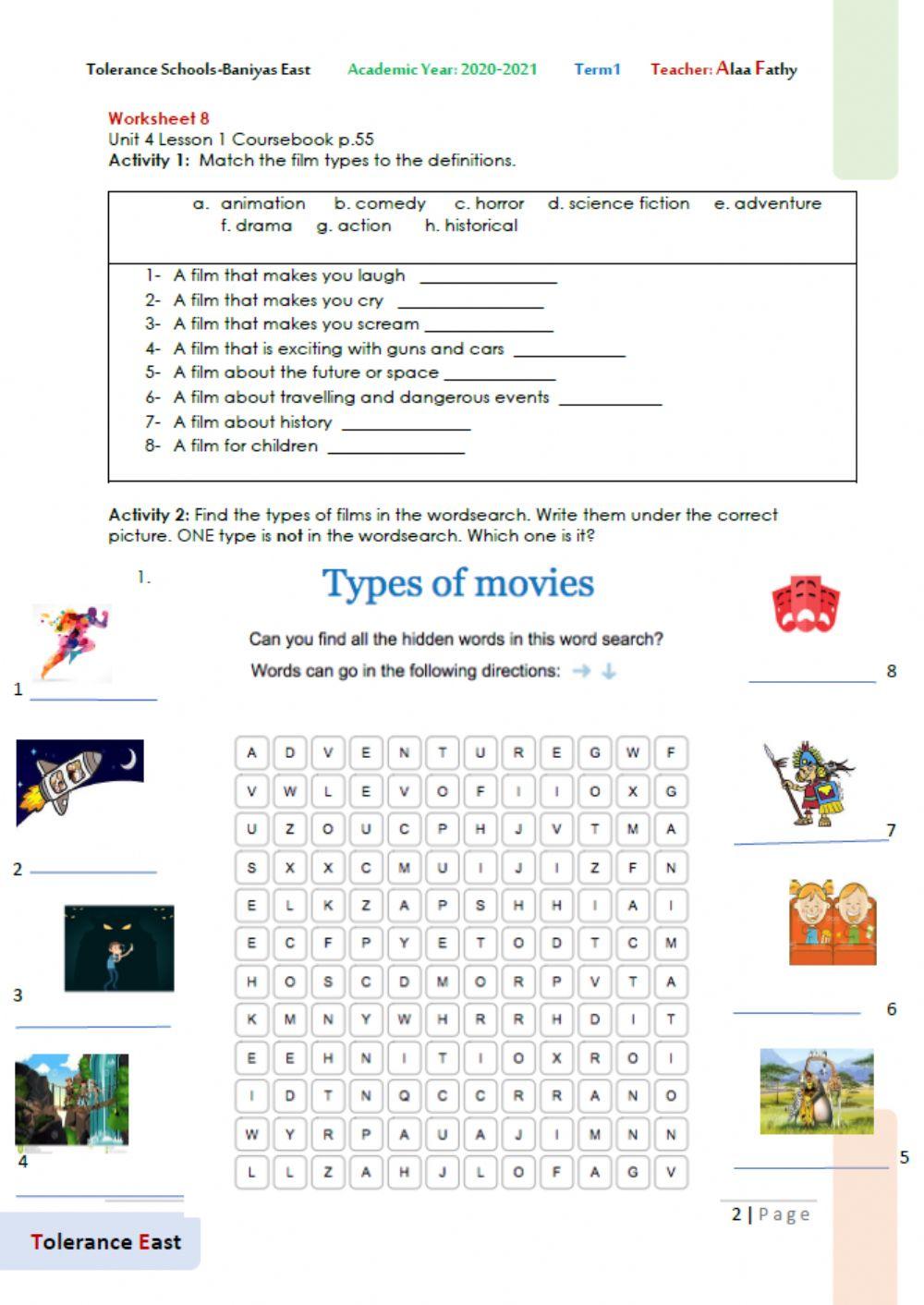 Grade 6 Unit 4 Revision worksheet | Live Worksheets