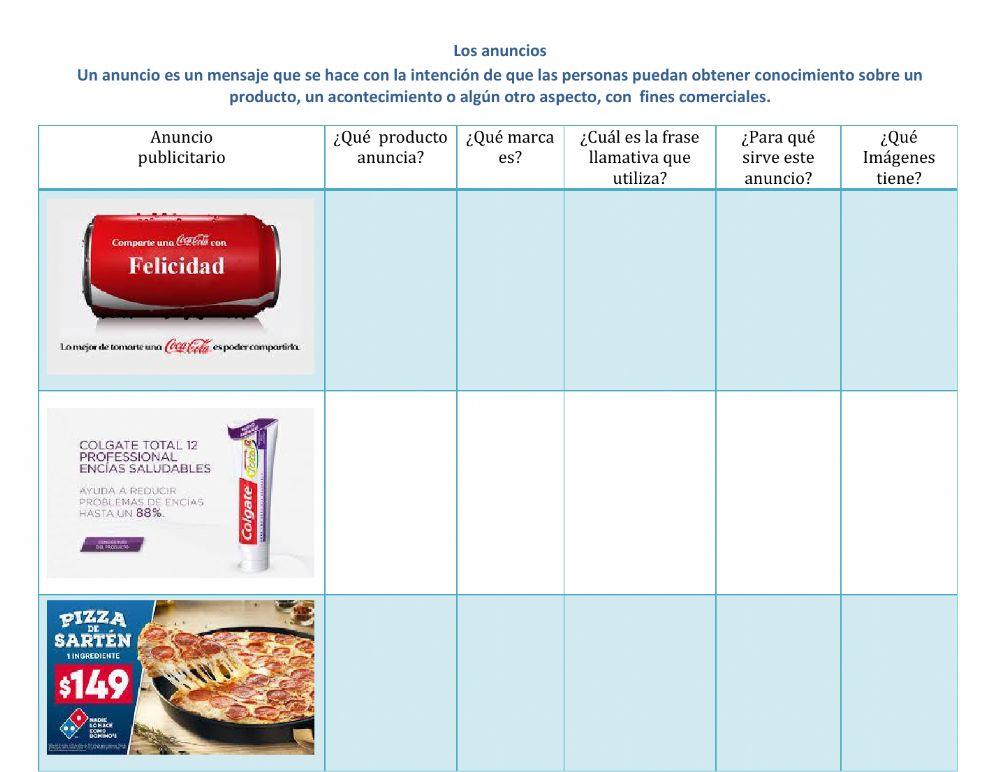 Anuncios publicitarios