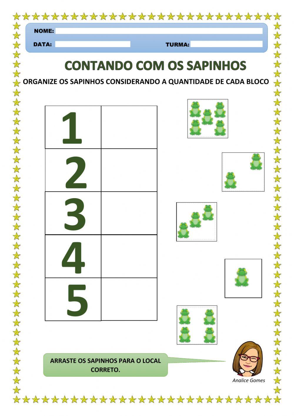 Contando com os Sapinhos