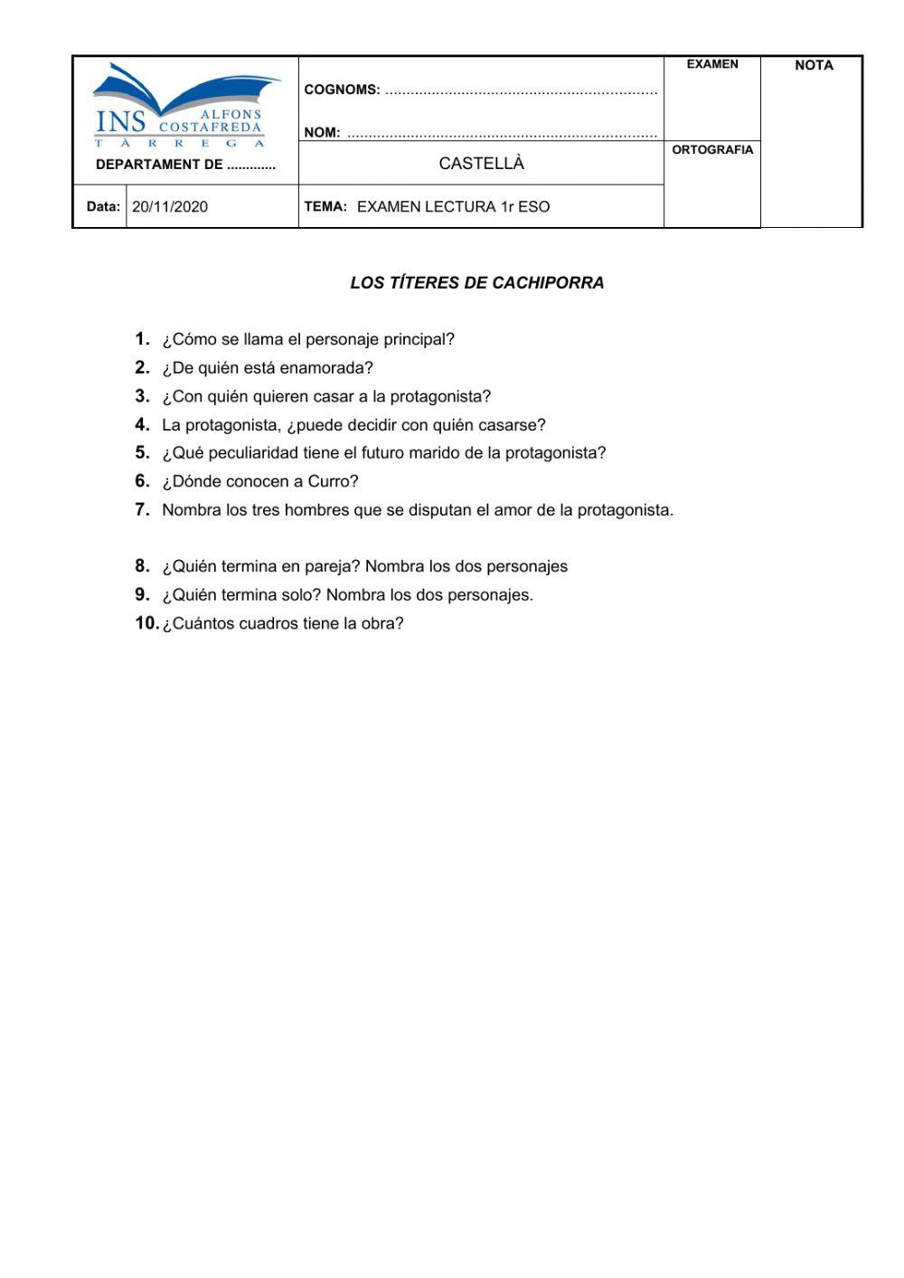 Los títeres de cachiporra