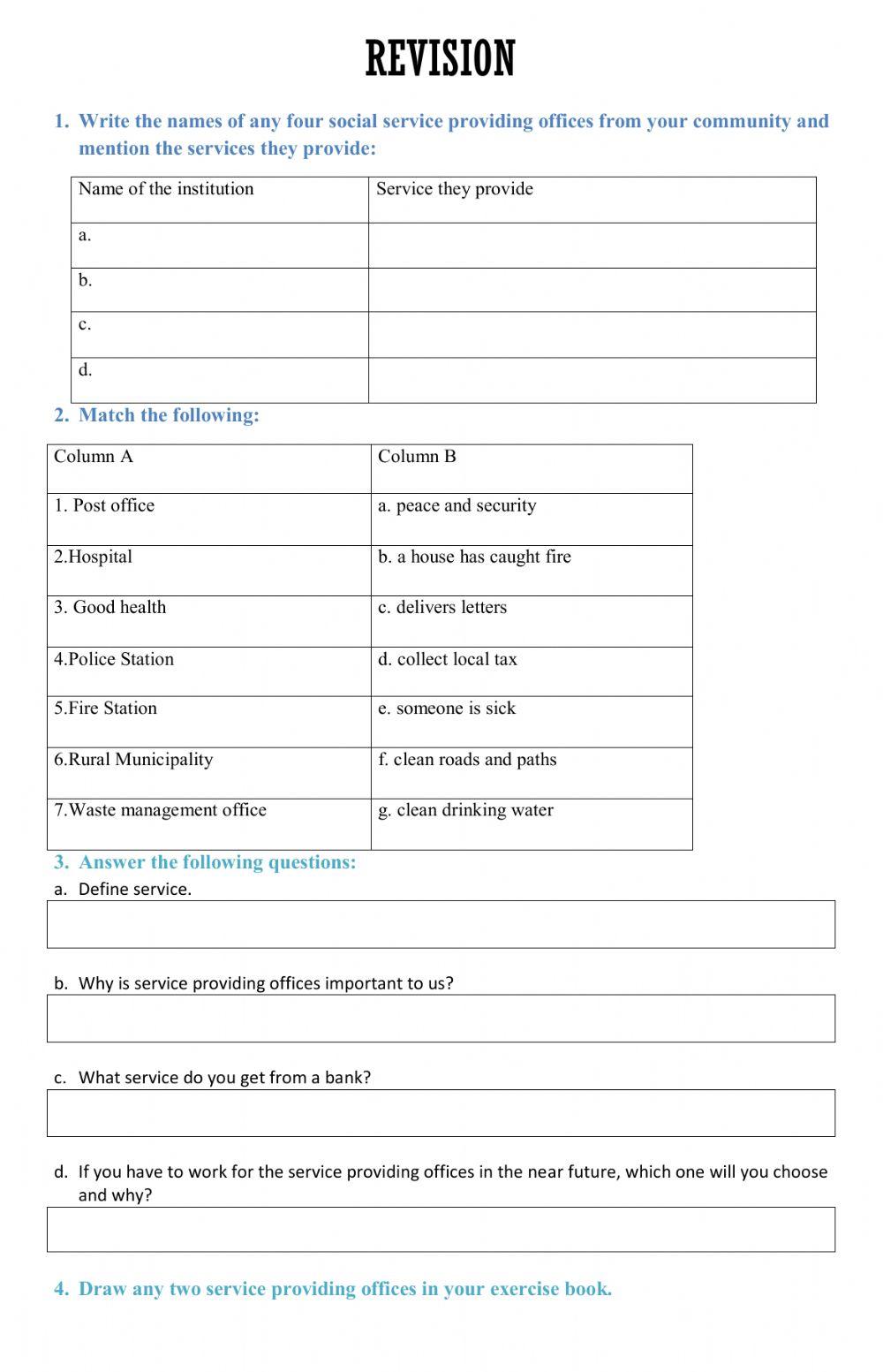Our service providing offices