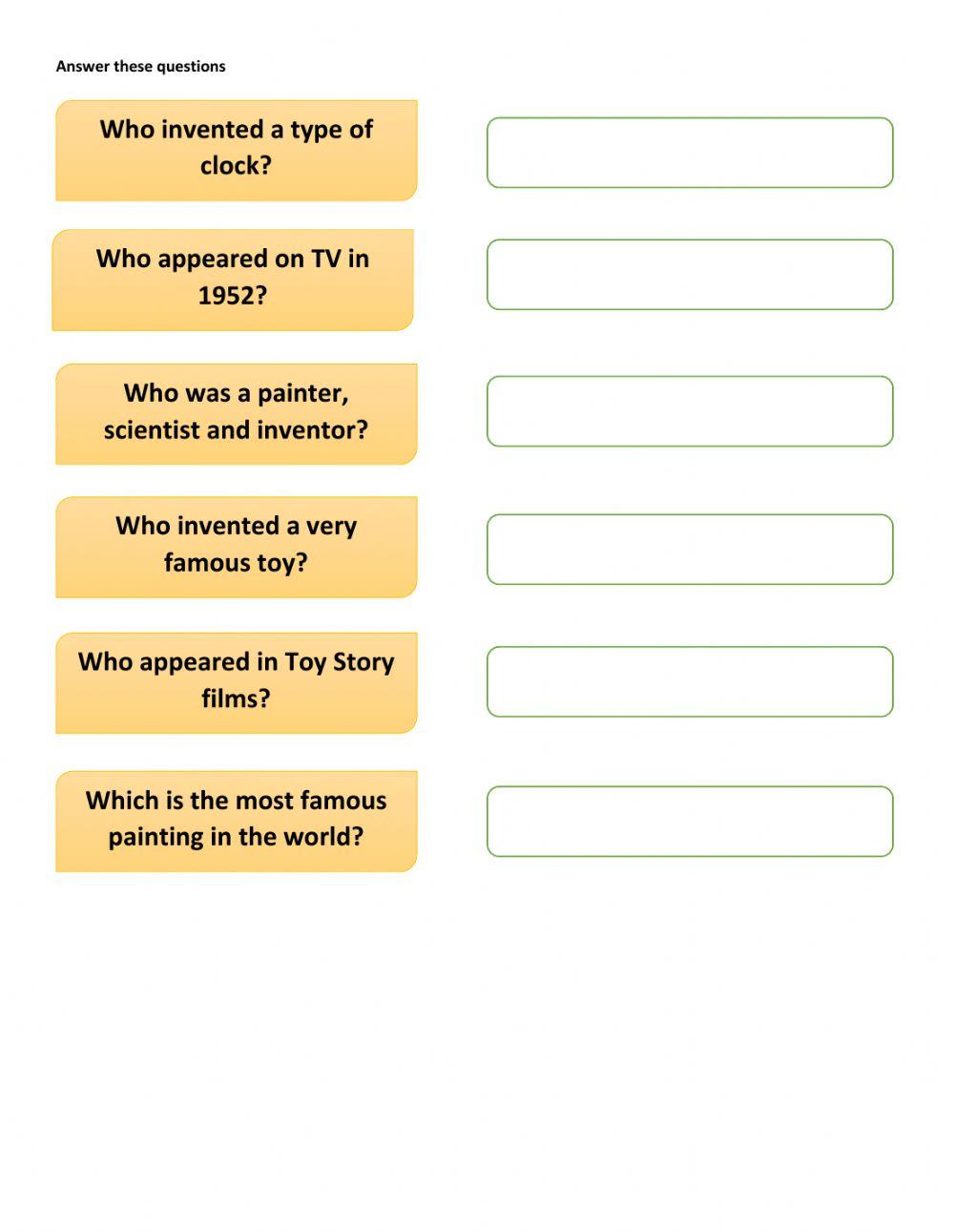 Unit 4 - Inventions that changed the world