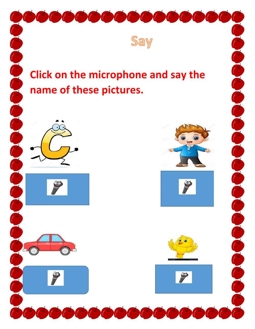 Label names of pictures