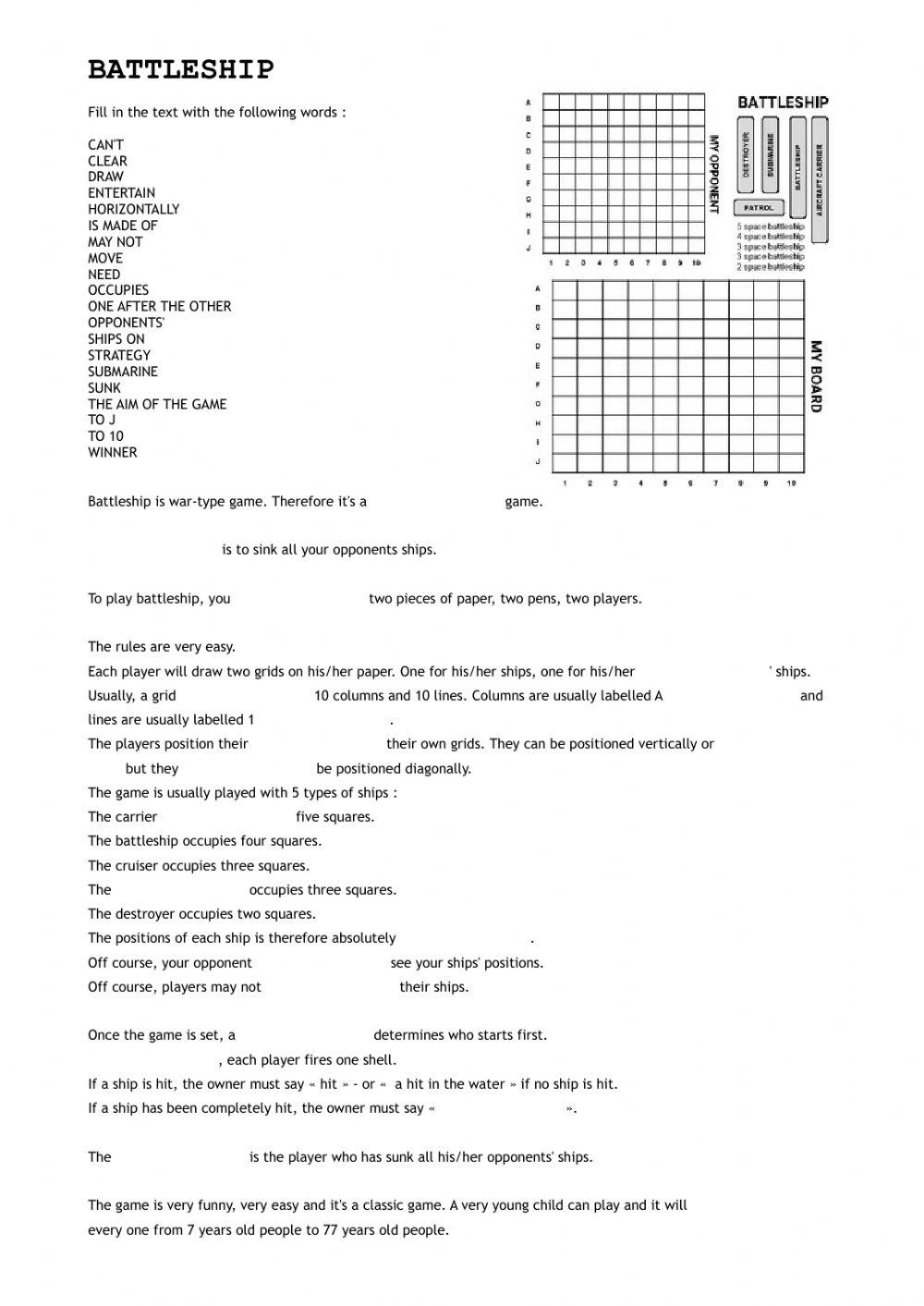 battleship-game-rules-worksheet-live-worksheets