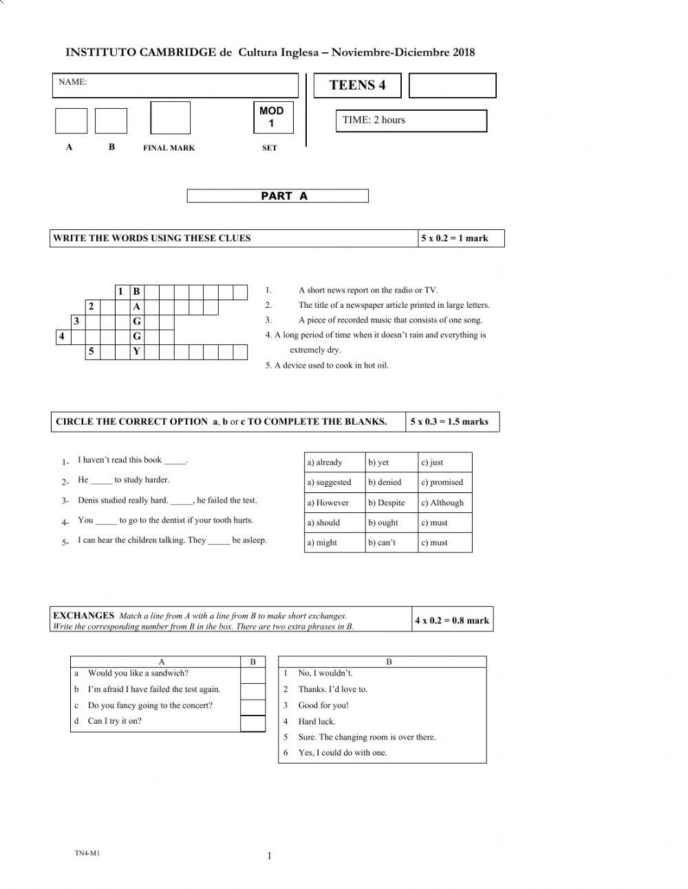 Teens 4 Nov-Dic 2018 Mod 1