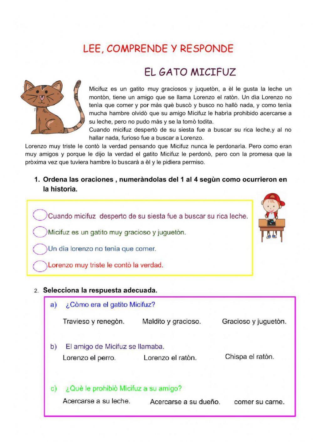 Lecturas de comprension