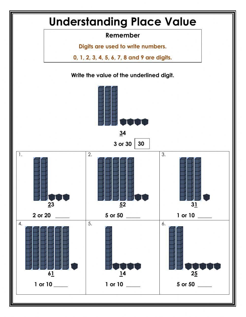 Understanding place value